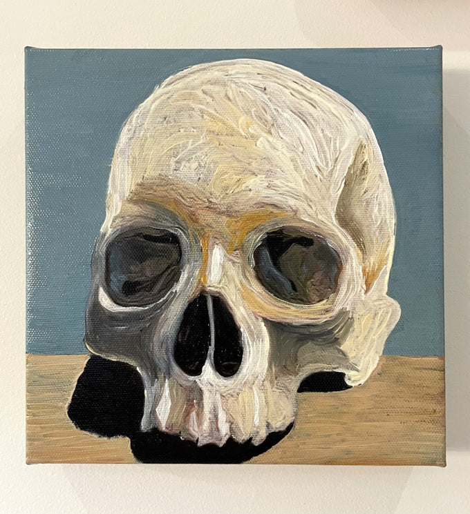 blue skull