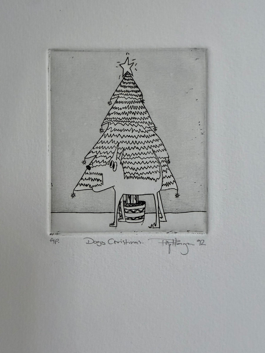 Dogs Christmas, Print