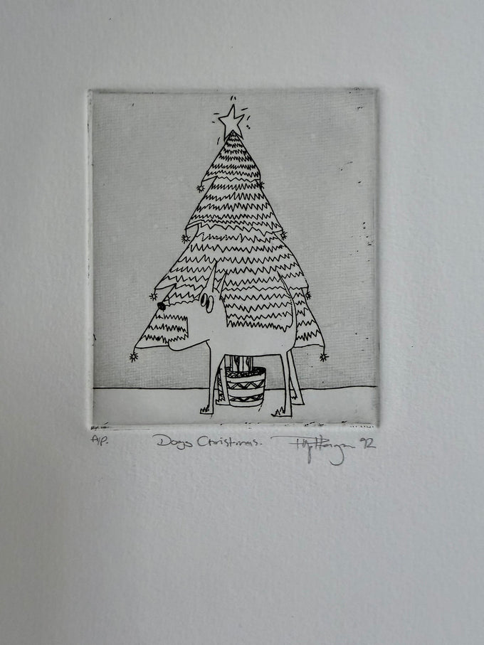 etching dog
