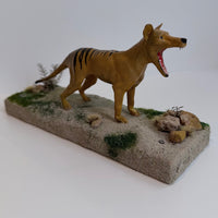 Roaring Tiger On The Beach